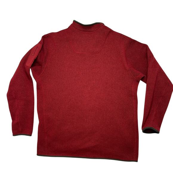 ARC’TERYX 1/4 Zip Pullover Covert Cardigan Sweater in Brick Red Size Large Mens - Picture 2 of 8